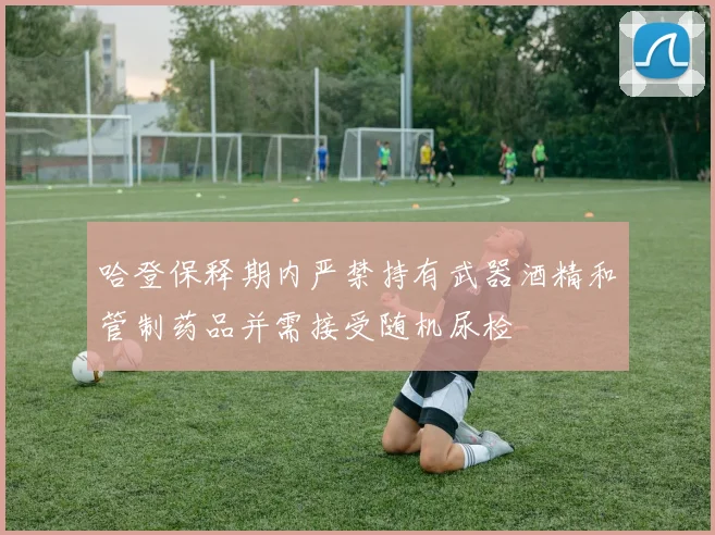 哈登保释期内严禁持有武器酒精和管制药品并需接受随机尿检